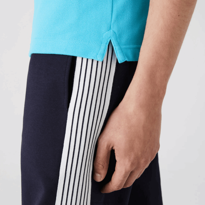 hombres Lacoste 6F24935 turquesa hl5 polo original l.12.12 slim fit