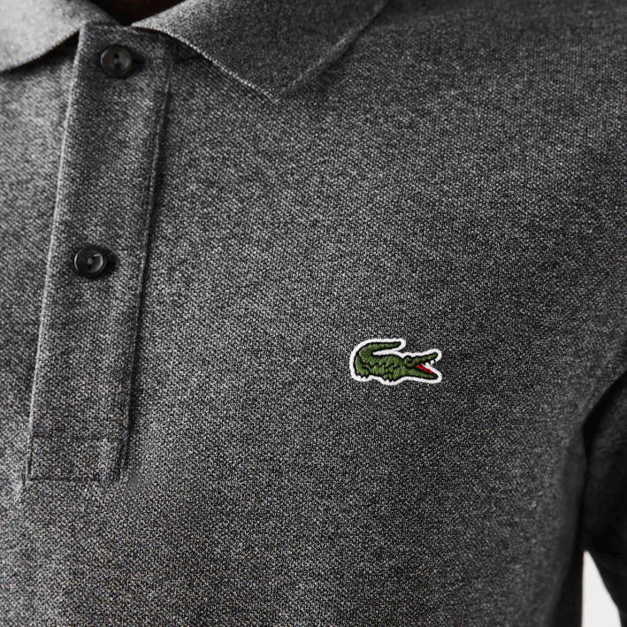 hombres Lacoste 6F24937 lomo gris e8g polo original l.12.12 slim fit