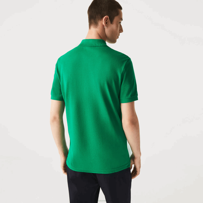 hombres Lacoste 6F24940 ldm verde polo original l.12.12 slim fit