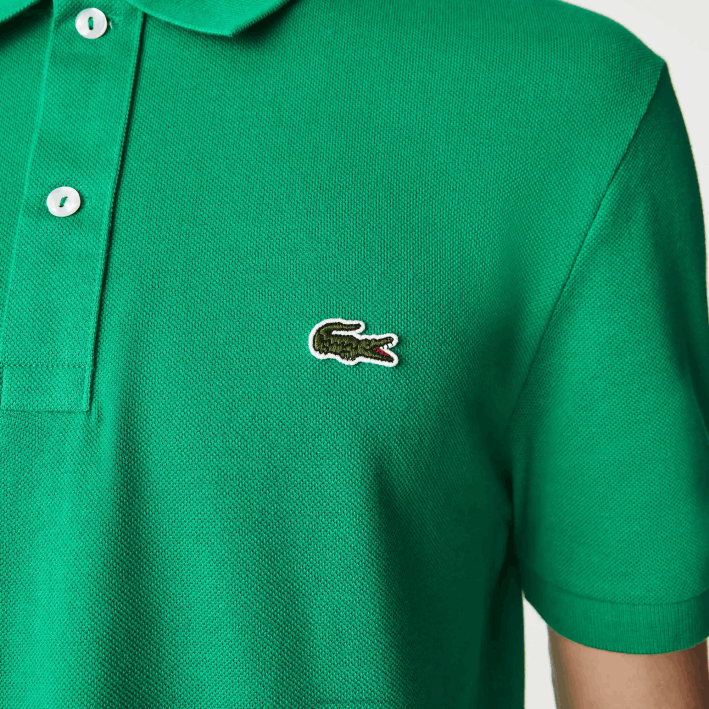 hombres Lacoste 6F24940 ldm verde polo original l.12.12 slim fit