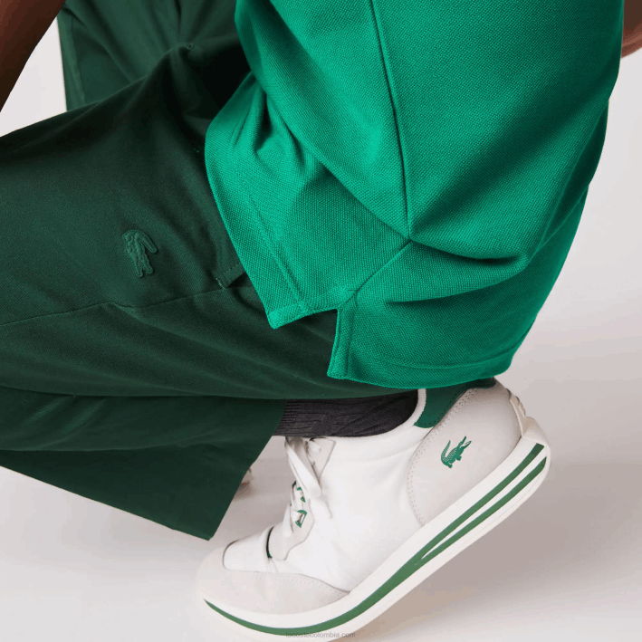 hombres Lacoste 6F24940 ldm verde polo original l.12.12 slim fit