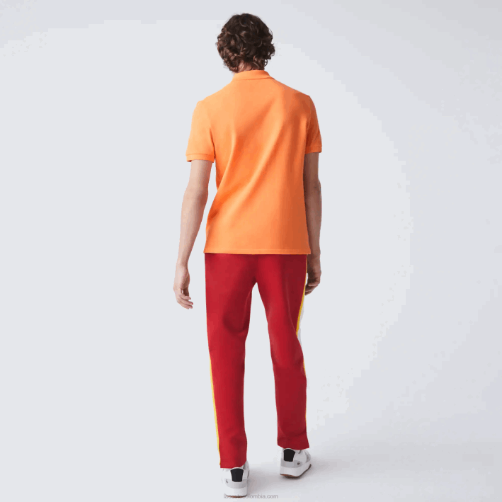 hombres Lacoste 6F24943 naranja npb polo original l.12.12 slim fit