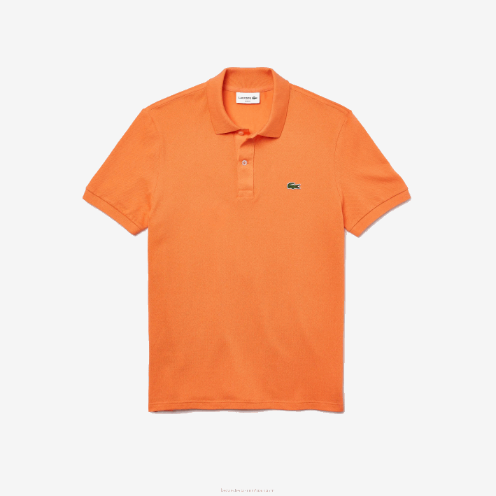 hombres Lacoste 6F24943 naranja npb polo original l.12.12 slim fit
