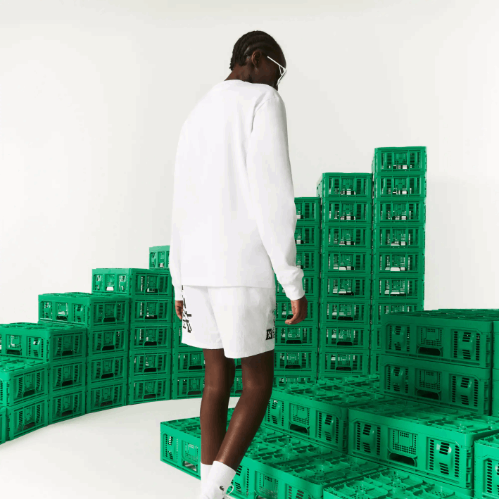 hombres6F24939 blanco 001 camiseta lacoste x minecraft algodón orgánico