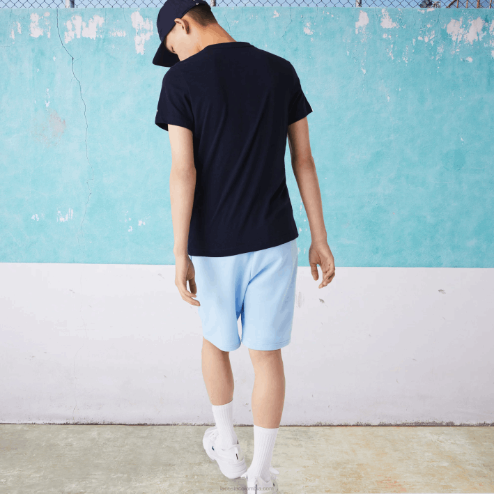 hombres Lacoste 6F241484 azul marino 166 paquete sport x novak djokovic