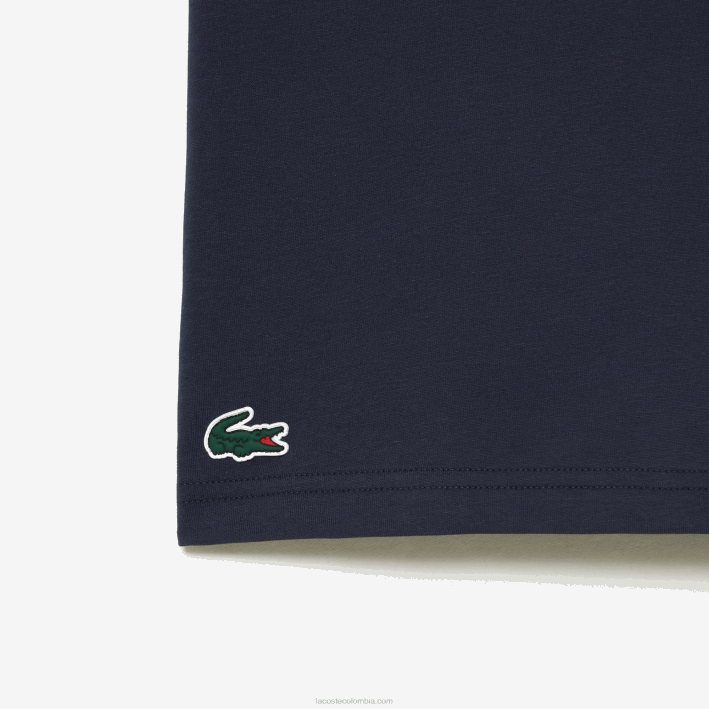 hombres Lacoste 6F24214 kxe azul camiseta sport miami edición abierta