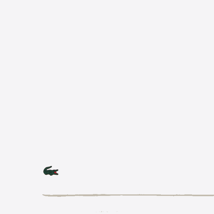 hombres Lacoste 6F24215 blanco 001 camiseta sport miami edición abierta