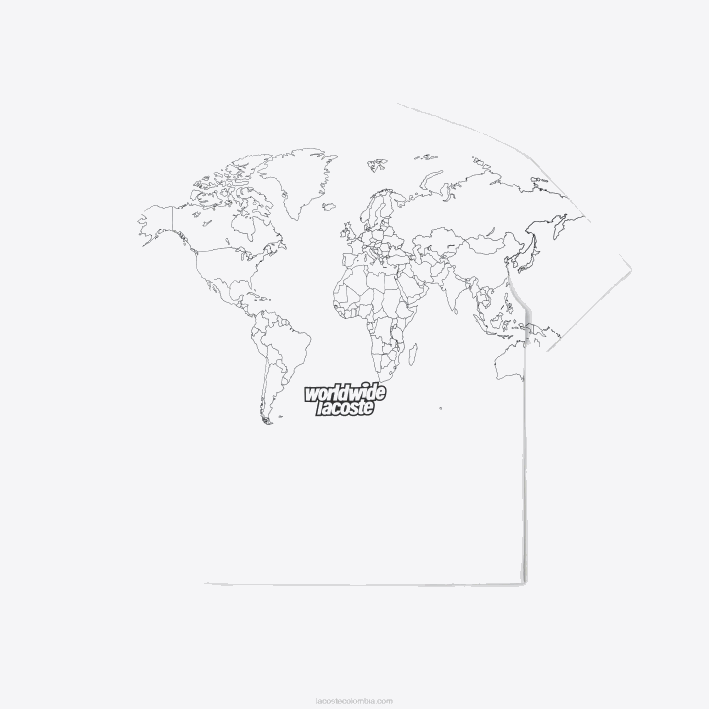 hombres Lacoste 6F24224 blanco 001 camiseta de corte holgado en punto de algodón orgánico