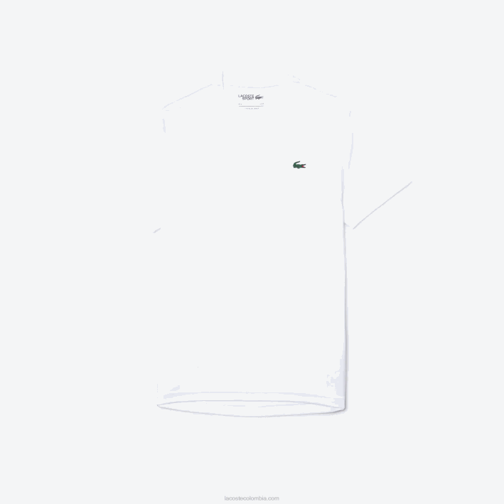 hombres Lacoste 6F24671 blanco 001 camiseta sport piqué transpirable