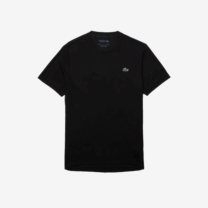 hombres Lacoste 6F24672 negro 031 camiseta sport piqué transpirable