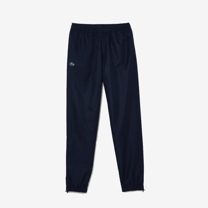hombres Lacoste 6F241172 azul marino 423 chándal de tenis con estampado deportivo