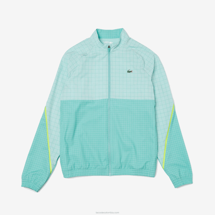 hombres Lacoste 6F24270 verde claro cr5 conjunto jogger tennis x novak djokovic