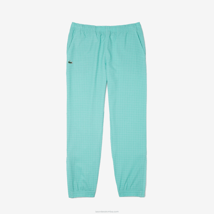 hombres Lacoste 6F24270 verde claro cr5 conjunto jogger tennis x novak djokovic