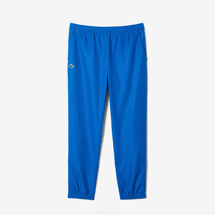 hombres Lacoste 6F24341 blanco azul blanco wmi jogger de tenis regular fit