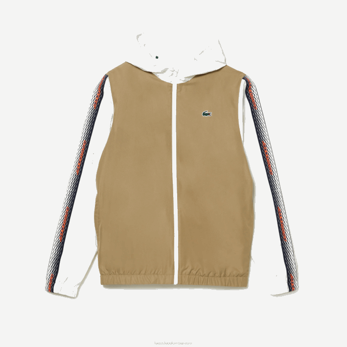 hombres Lacoste 6F24342 beige azul marino blanco 8x2 jogger de tenis regular fit