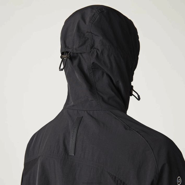 hombres Lacoste 6F241238 negro amarillo tj6 chamarra Heritage con diseño colour block