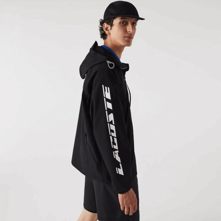 hombres Lacoste 6F241292 negro 031 chaqueta de sarga con logo