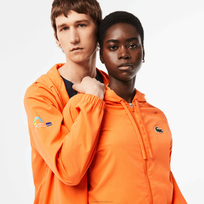 hombres Lacoste 6F24398 naranja 5qp chamarra sport miami edición abierta