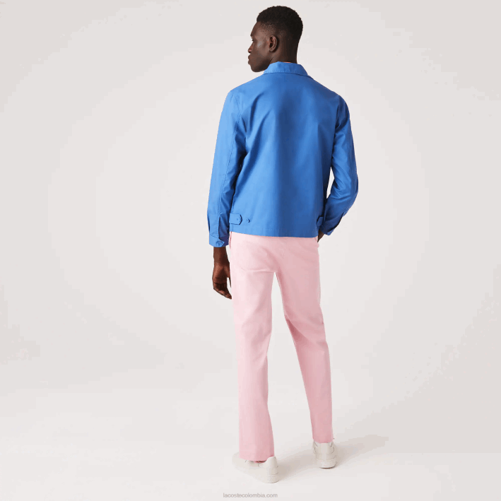 hombres Lacoste 6F241635 rosa 7 años pantalones chinos rectos de algodón orgánico