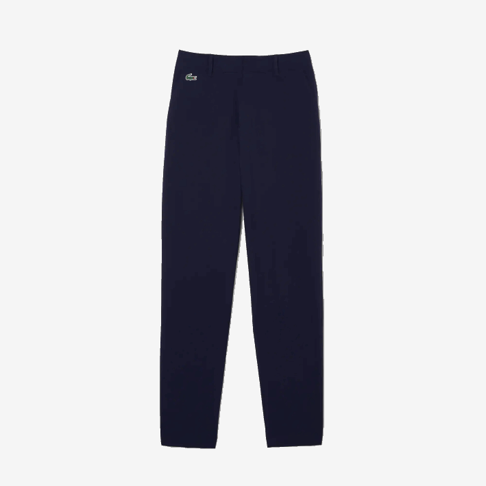 hombres Lacoste 6F24422 azul marino 166 pantalones chinos de golf elásticos deportivos