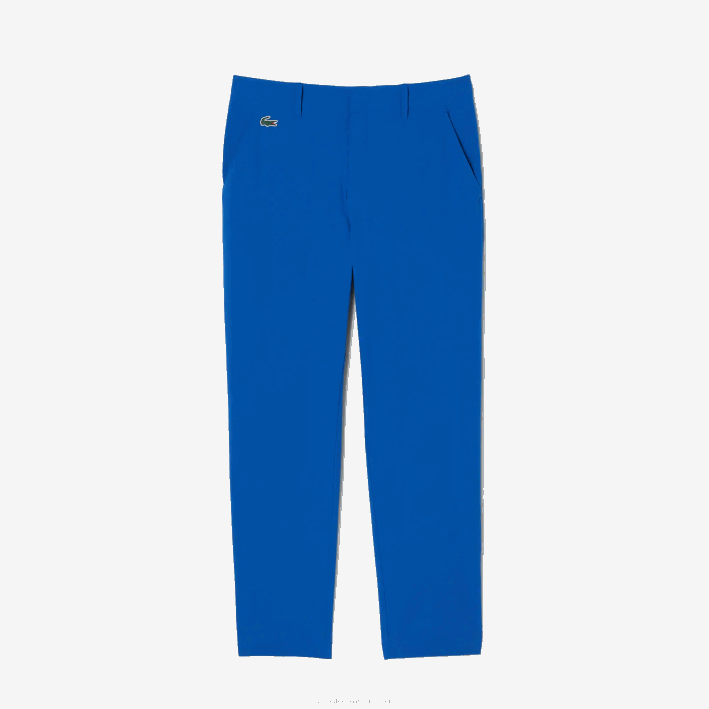 hombres Lacoste 6F24423 kxb azul pantalones chinos de golf elásticos deportivos