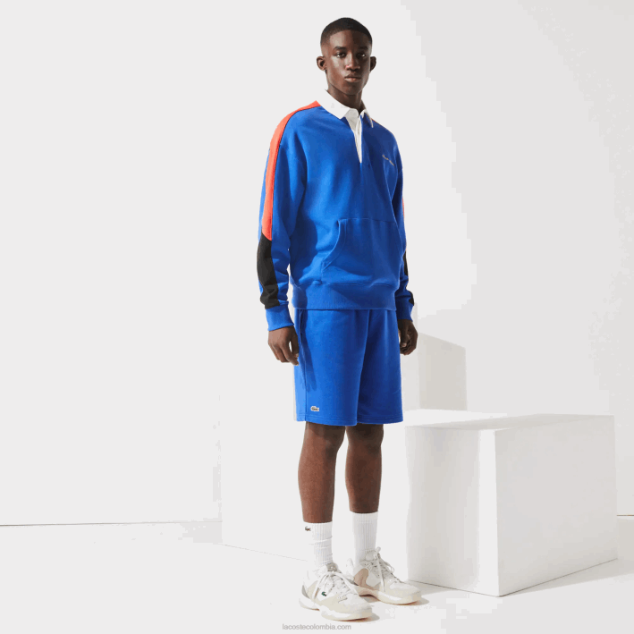 hombres Lacoste 6F241339 azul hjm pantalones cortos deportivos de tenis hombres Lacoste 6F241339 azul hjm pantalones cortos deportivos de tenis