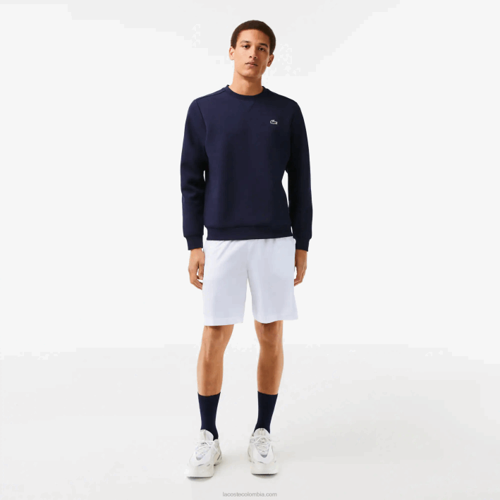 hombres Lacoste 6F241409 blanco azul marino 522 pantalones cortos deportivos ultraligeros hombres Lacoste 6F241409 blanco azul marino 522 pantalones cortos deportivos ultraligeros