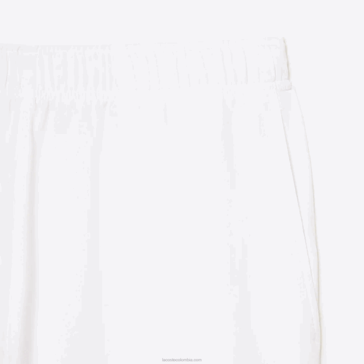 hombres Lacoste 6F241409 blanco azul marino 522 pantalones cortos deportivos ultraligeros
