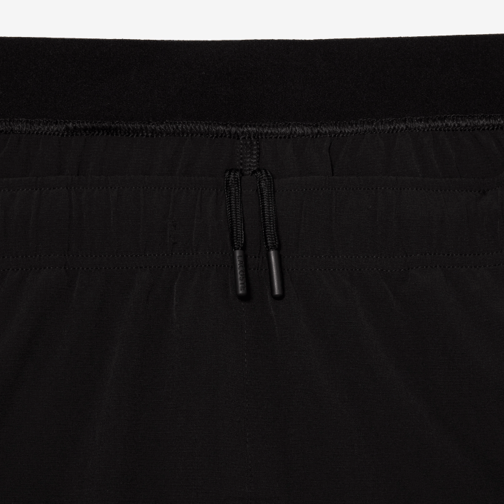 hombres Lacoste 6F241410 blanco negro 258 pantalones cortos deportivos ultraligeros