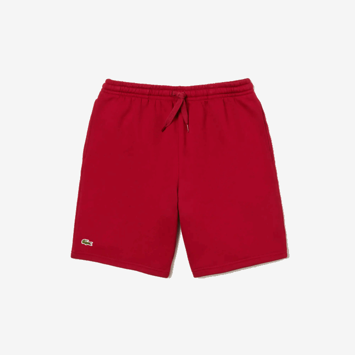 hombres Lacoste 6F241604 burdeos 476 pantalones cortos deportivos de tenis