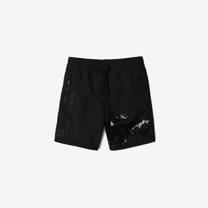 hombres Lacoste 6F241634 negro 031 bermudas de nailon live x minecraft