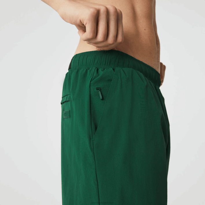 hombres Lacoste 6F241683 verde 132 bañador ligero