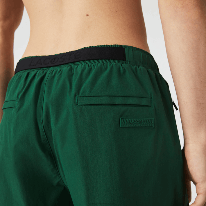 hombres Lacoste 6F241683 verde 132 bañador ligero