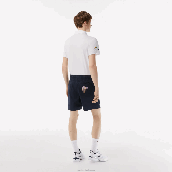 hombres Lacoste 6F24472 kxe azul shorts sport miami edición abierta