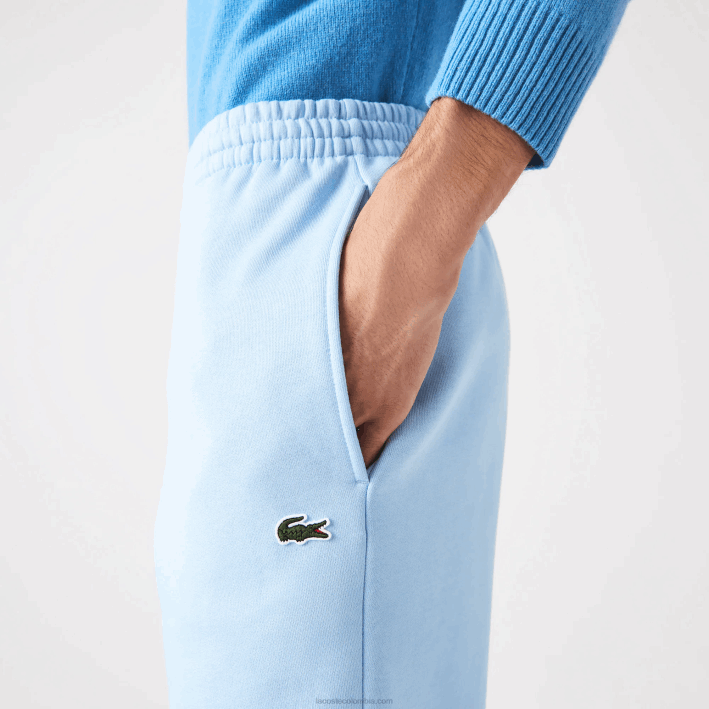 hombres Lacoste 6F241008 hbp azul pantalones de chándal tapered fit