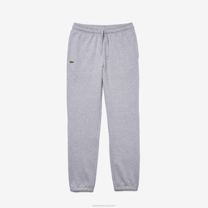 hombres Lacoste 6F241152 lomo gris cca pantalones de chándal sport tenis polar
