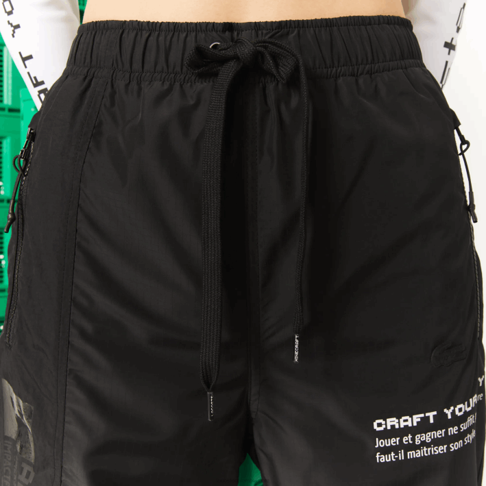 hombres Lacoste 6F241175 negro 031 pantalones de chándal de nailon live x minecraft