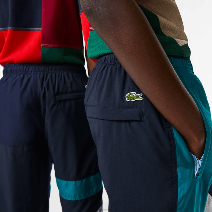 hombres Lacoste 6F241586 multicolor c50 pantalones de chándal repelentes al agua