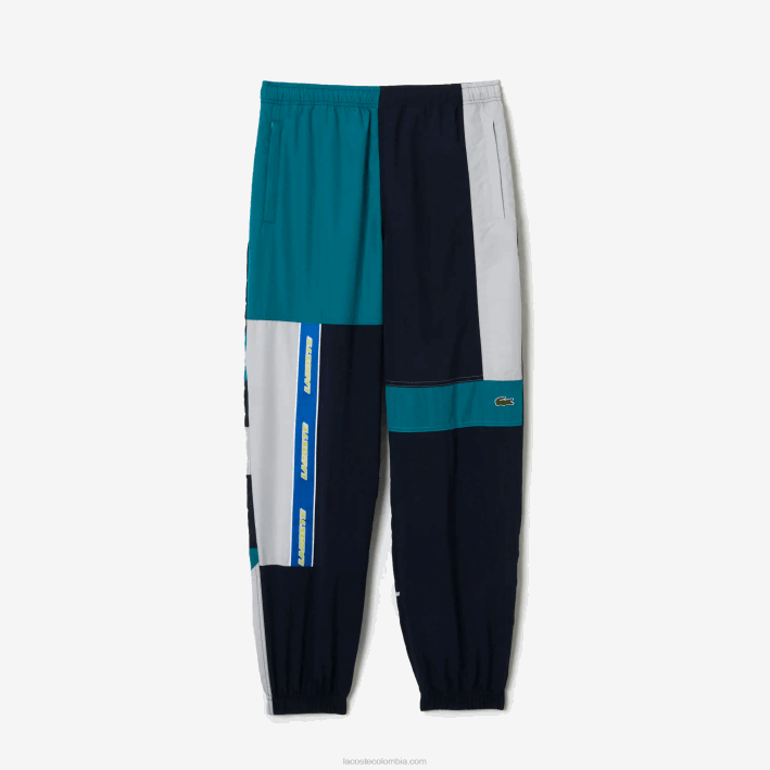 hombres Lacoste 6F241586 multicolor c50 pantalones de chándal repelentes al agua