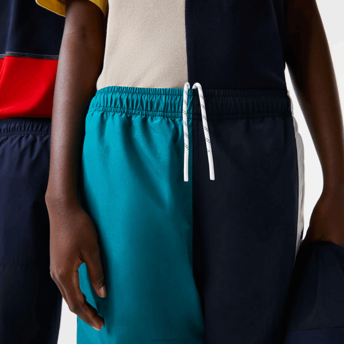 hombres Lacoste 6F241586 multicolor c50 pantalones de chándal repelentes al agua