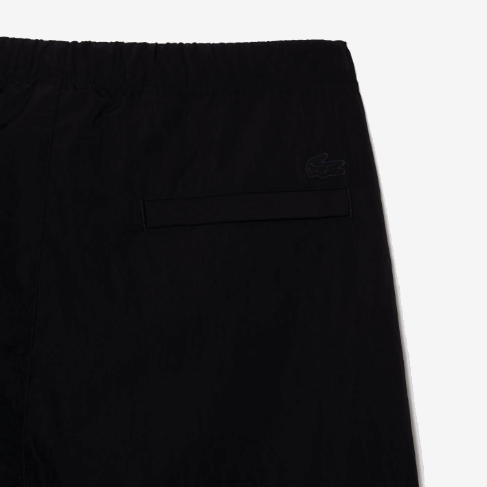 hombres Lacoste 6F2423 negro 031 pantalones de chándal repelentes al agua de corte relajado
