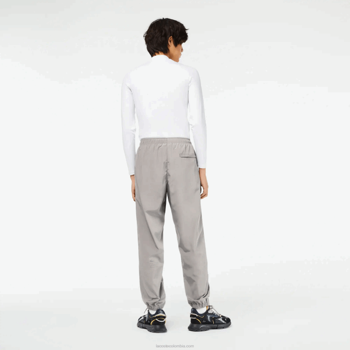 hombres Lacoste 6F24303 kzw gris pantalones de chándal con coordenadas gps