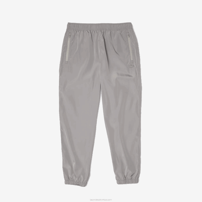 hombres Lacoste 6F24303 kzw gris pantalones de chándal con coordenadas gps