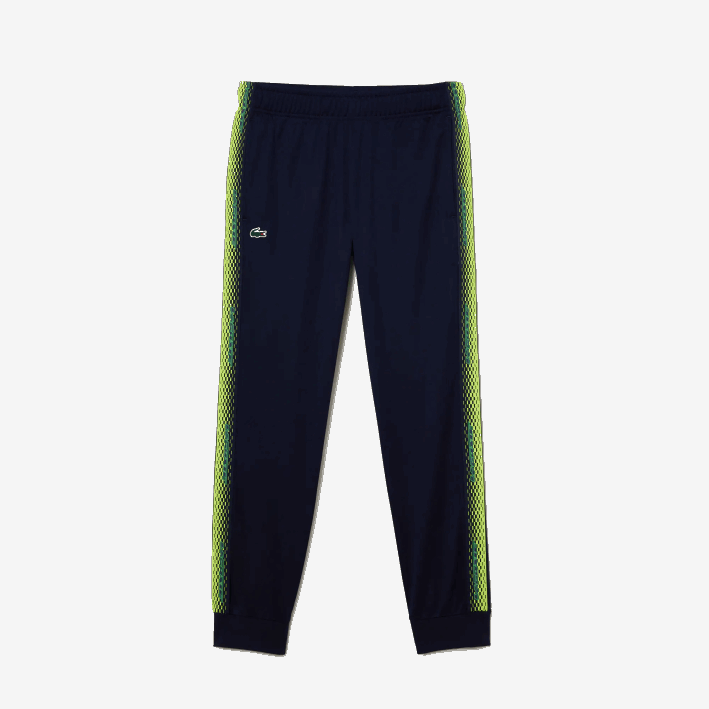 hombres Lacoste 6F24305 azul marino 166 pantalones de chándal de tenis resistentes a la abrasión