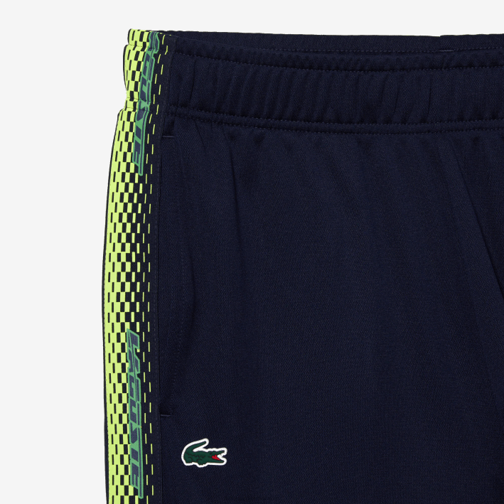 hombres Lacoste 6F24305 azul marino 166 pantalones de chándal de tenis resistentes a la abrasión