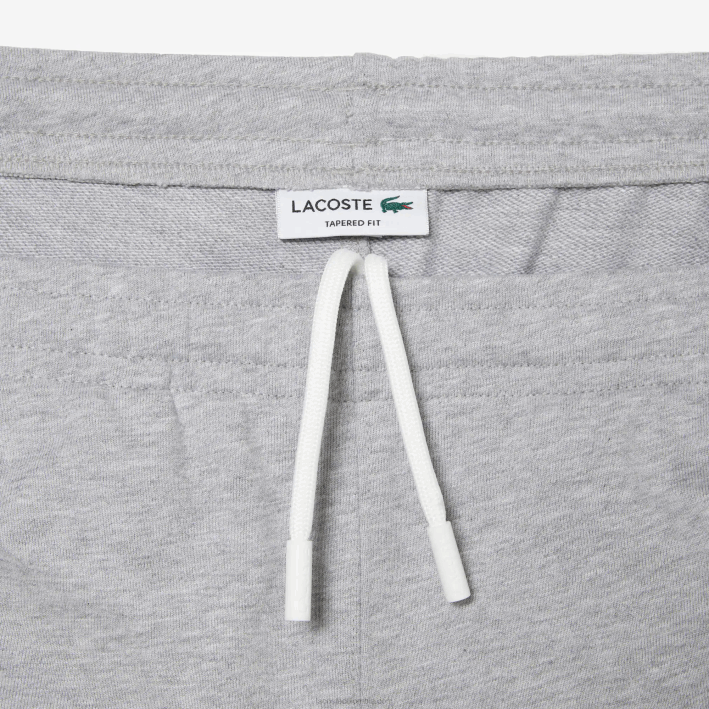 hombres Lacoste 6F24308 lomo gris cca pantalones de chándal sin cepillar