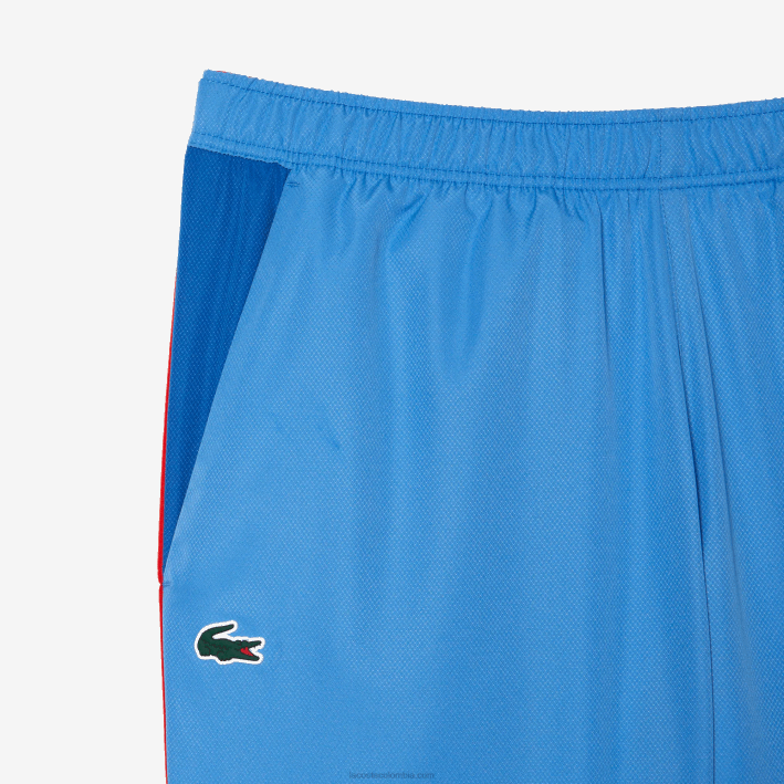 hombres Lacoste 6F24316 yiq azul pantalones de chándal de corte estándar