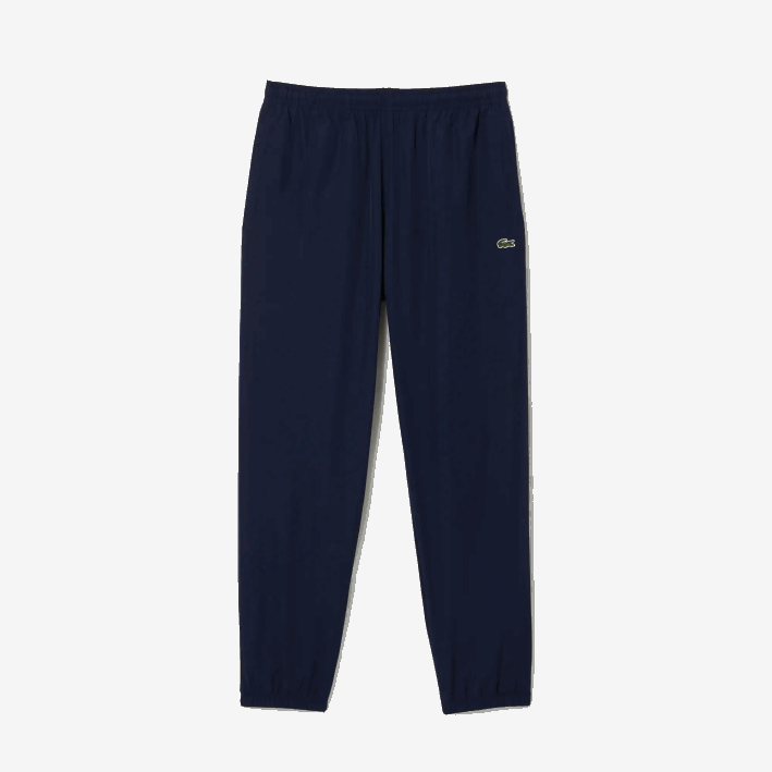hombres Lacoste 6F24332 azul marino 166 pantalones de chándal repelentes al agua regular fit