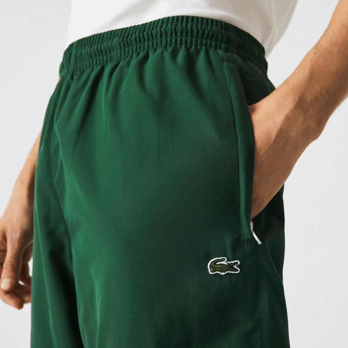 hombres Lacoste 6F24333 verde 132 pantalones de chándal repelentes al agua regular fit
