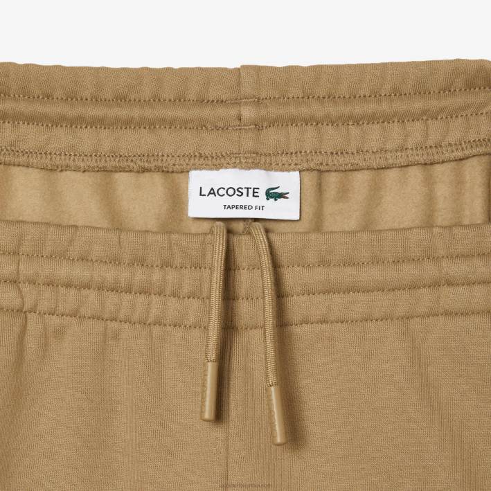 hombres Lacoste 6F24350 beige cb8 pantalones de chándal tapered fit